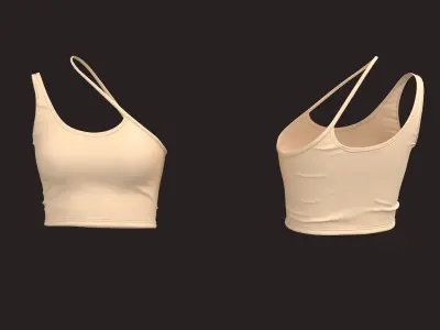 22 Womens Sport Clothes 3D model