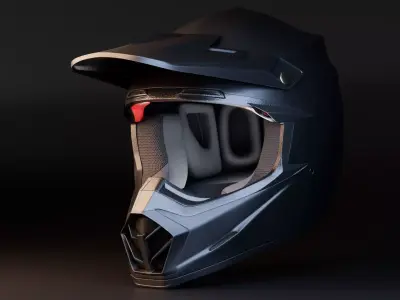 Racing Helmet 3D model