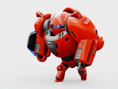 BATTLE DROID ECHO-MAX Rigged for Unreal Engine - Unity - MIXAMO 3D model
