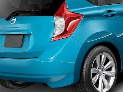 Nissan Versa Note 2014 usa 3D model