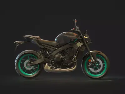 Base model Yamaha MT 09 2024 3D model