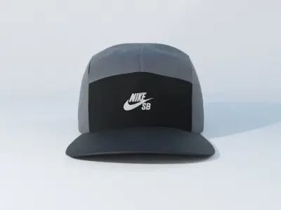 Nike SB Hat Cap 5 panels Low-poly 3D model
