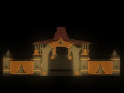 JOGLO JAVANESE HOUSE Free 3D model