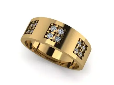 man ring 3D print model