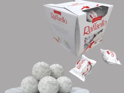 Decorative set Raffaello 3D model