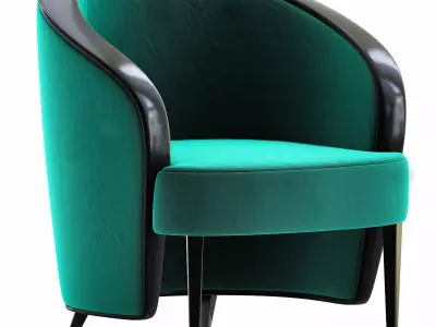 Luxury Waldorf Astoria Club Chair 3d model Low-poly 3D model