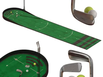 Home Mini Golf 3D model