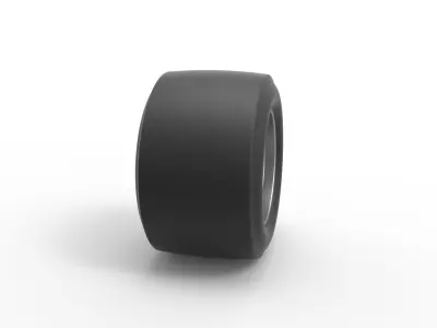 Wheel from Asphalt Modified stock car Scale 1 to 25 3D print model