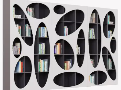 Roche Bobois denia bookcase 3D model