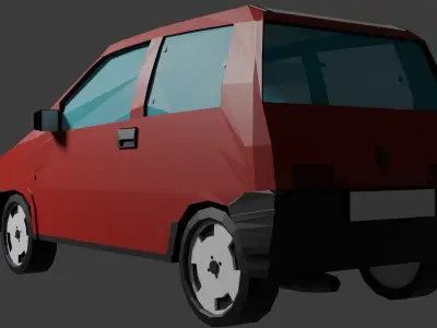 Fiat Cinquecento 3D model