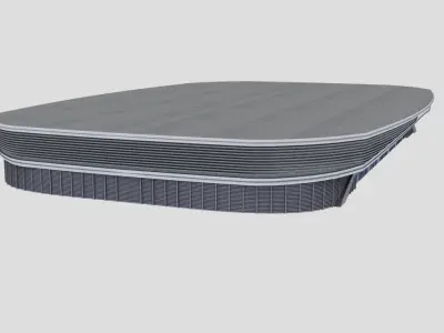 Stadium Adler-arena Low-poly 3D model