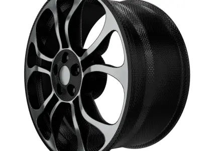 CARBON WHEEL 3D model