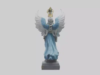 Celestial Guardian statue model 3D model
