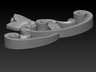 Corner decor02 3D model