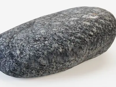 Small Stone 05 PBR Low-poly 3D model