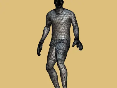 3D Rigged David Ospina Al Nassr 3D model