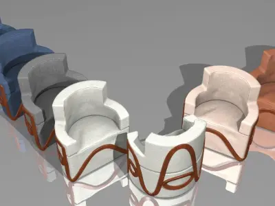 CHAIR NEW DESIGN  3D model