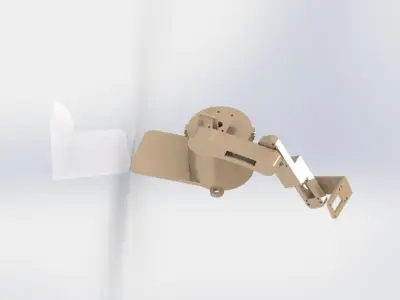 Printable robot Arm for university project or hobby 3D print model