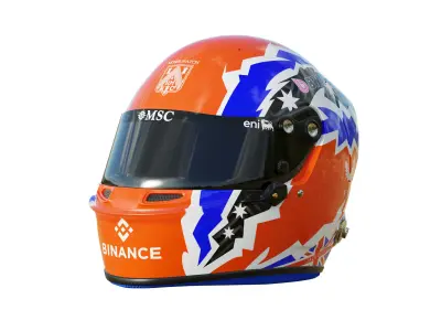 F1 Jack Doohan Helmet 2025 3D model