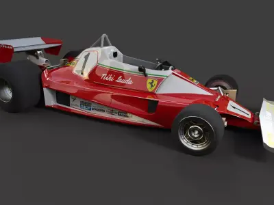 1976 Ferrari 312T 3D model