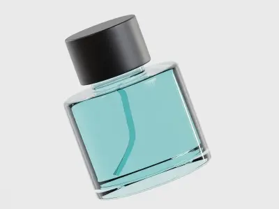 Perfume bottle 01 Low-poly 3D model