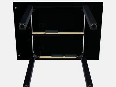 NORDVIKEN Drop-leaf table Low-poly 3D model