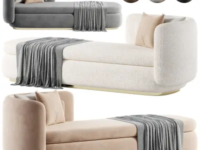 Shezlong glem Sofa 3D model