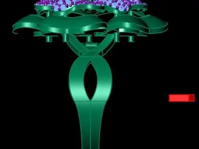 women ring 125 3D print model