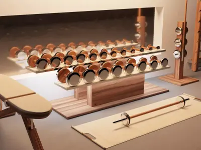  Fitness equipment 3D model