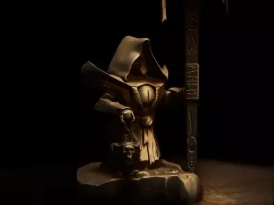 Warlock Chibi - DOTA 2 - 3D Print Collection 3D print model