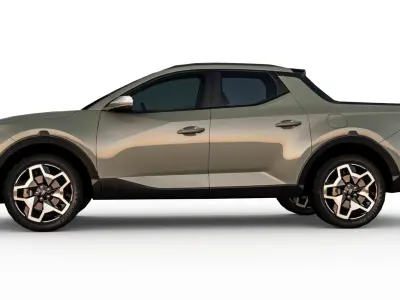 Hyundai Santa Cruz 2022 Low-poly 3D model