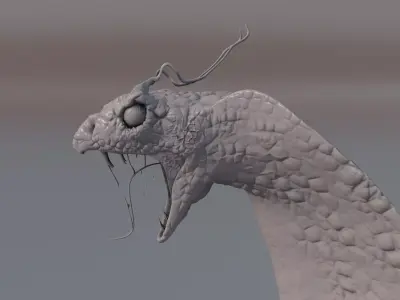 Snake 3D model