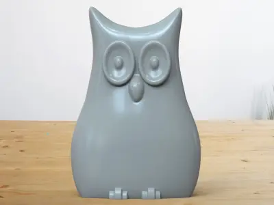 Owl 3d printable model 3D print model