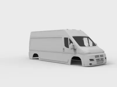 Dodge ram promaster 3D print model
