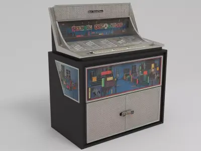 Seeburg Discotheque Jukebox 1965 3D model