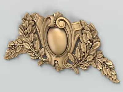 Cartouche 004 3D model