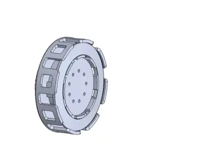 CLUTCH LARGE FRAME Vespa two stroke 3D model