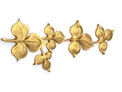 Classic carved decor ornament 401 3D model