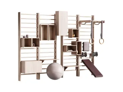 Gym equipment 07 3D model