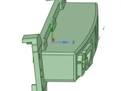 Ram 2500 Center Dash Control Panel Aftermarket 3D print model