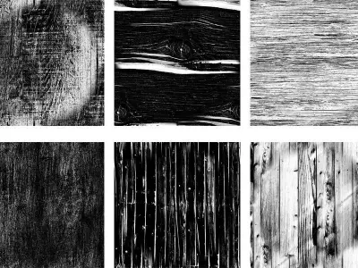 100 Wood Stencil High Quality 4k Low-poly 3D model