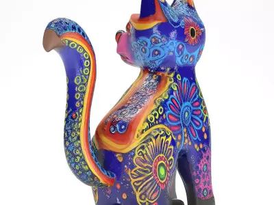 Alebrije cat 03 3D model