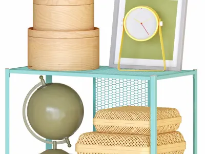 BAGGEBO Shelving Uint 2 3D model