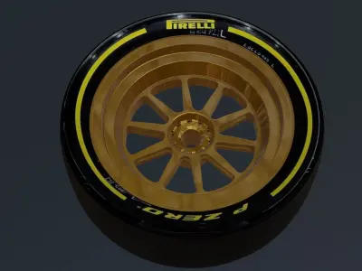 Formula F1 2021 Wheel Rim 3D model