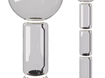 Noctambule 3 high Cylinder Bowl  floor lamp by Flos 3D model