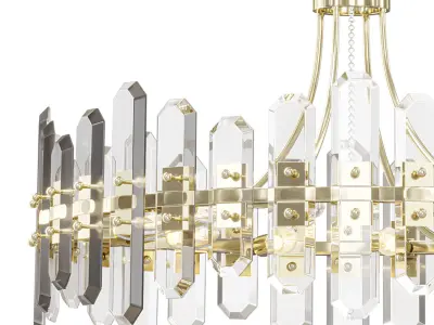 Bolton 8 Light Chandelier  3D model