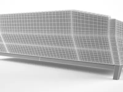 Holly Hunt Vector sofa 3D model