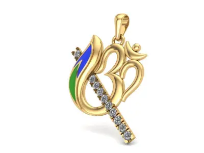 Om Murli Pendant - 210925 3D print model