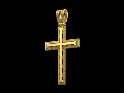 Pendant Cross N18 3D print model