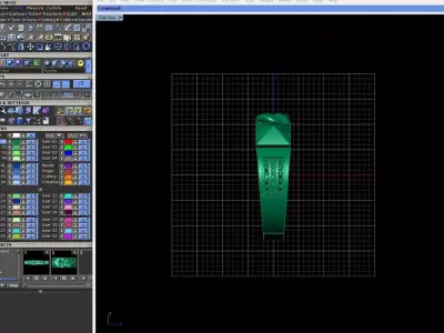Luxury Chain Ring with Pyramid Stud  3D print model